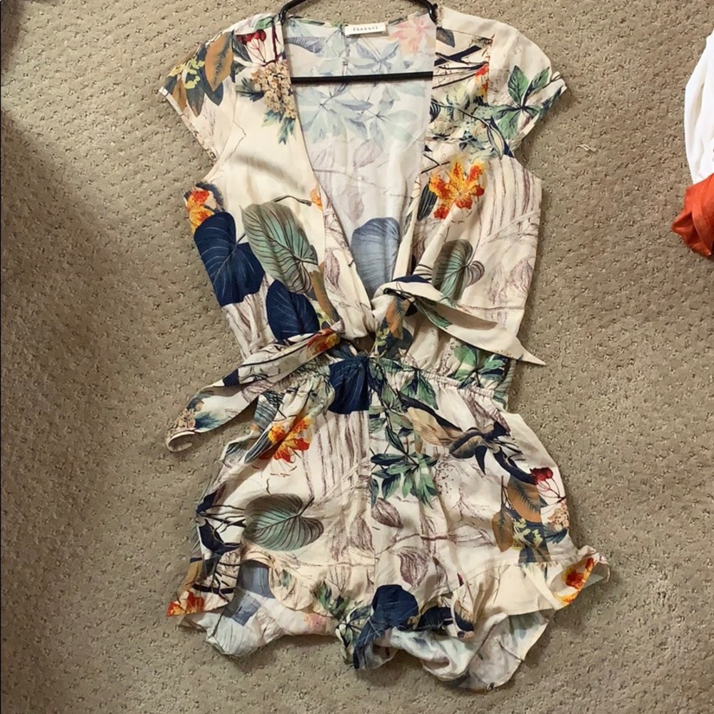 Floral ROMPER size small